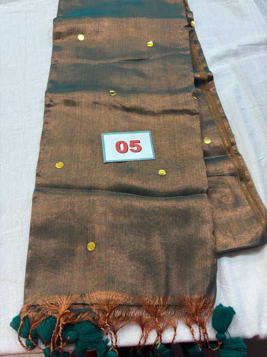 Tissue Butti Saree-5