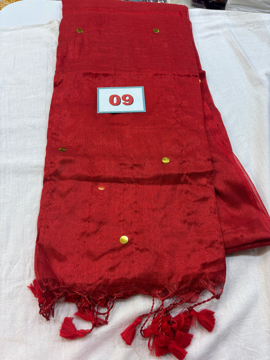Tissue Butti Saree-9