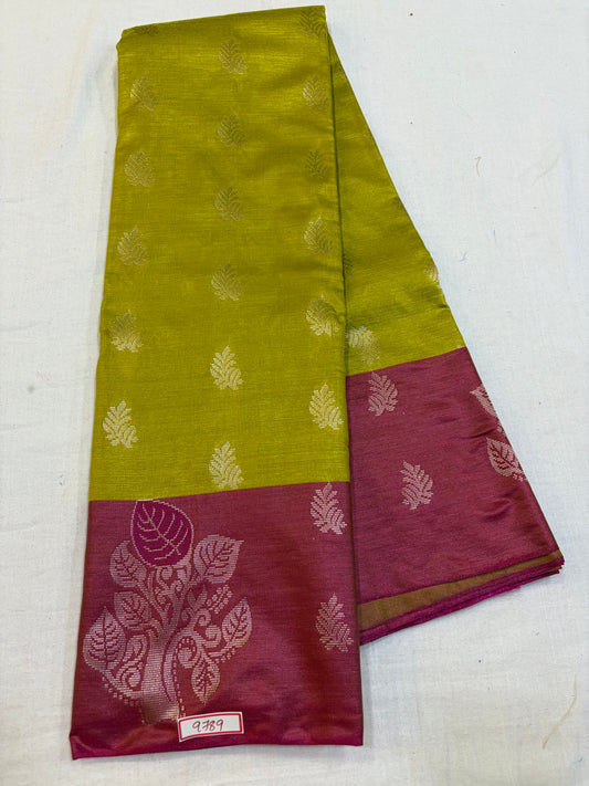 Semi Uppada Saree - Borderless Design