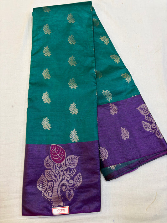Semi Uppada Saree - Borderless Design