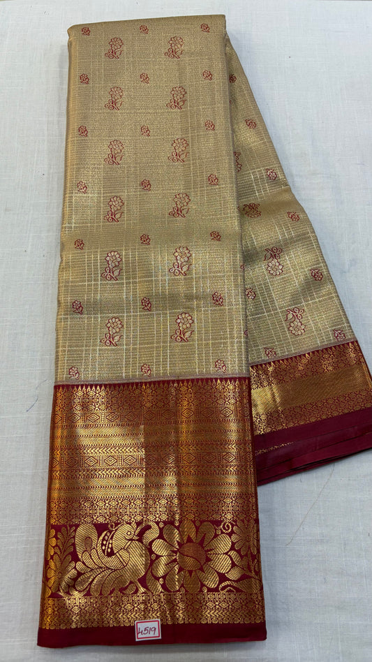 Semi Kanchi Tissue Pattu Sarees