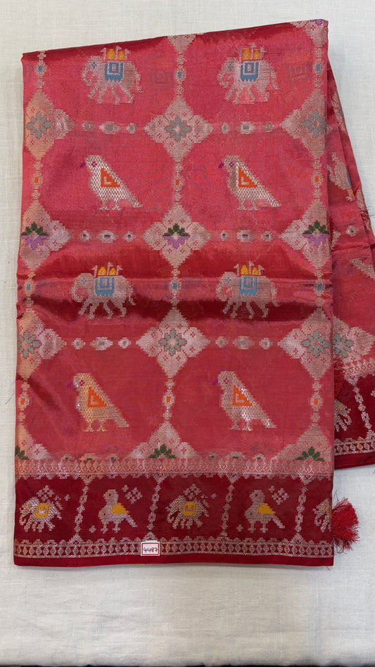 HO Ikkat Weaving Saree