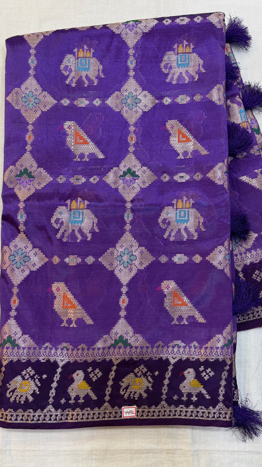 HO Ikkat Weaving Saree