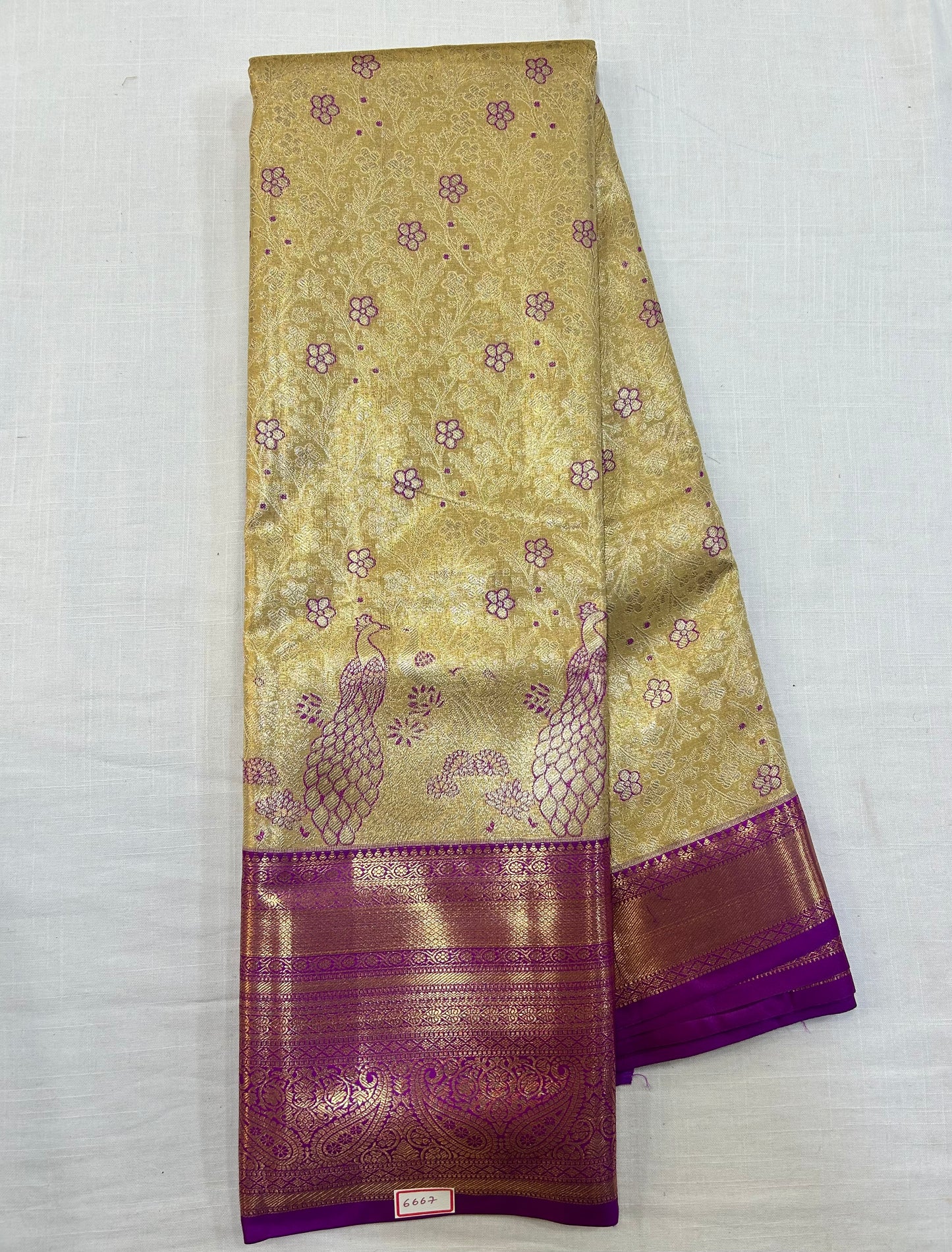 Semi Kanchi Tissue Pattu Sarees