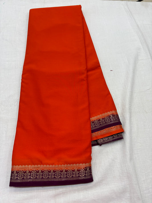 Mysore Crepe Small Border