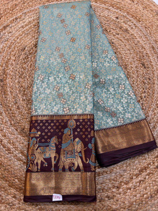 Semi Kanchi Pattu Sarees