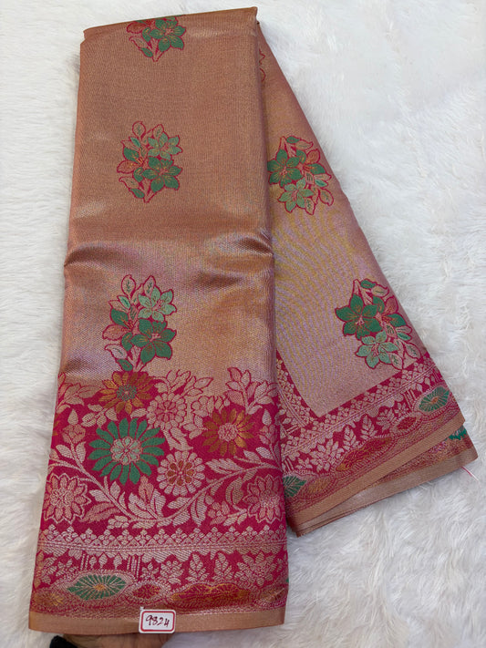 Semi Kanchi Tissue weaving Saree