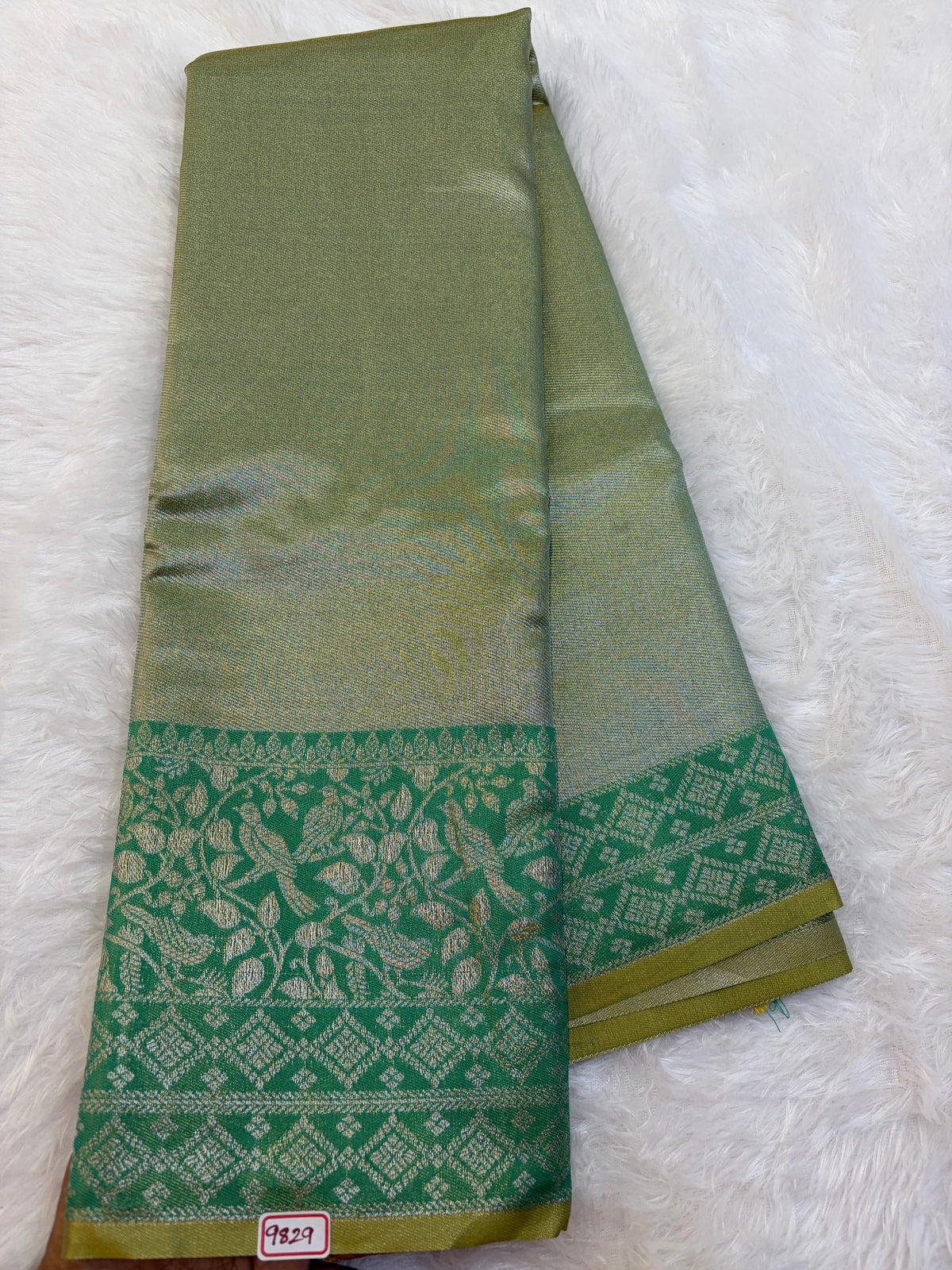 Semi Kanchi Tissue weaving Saree