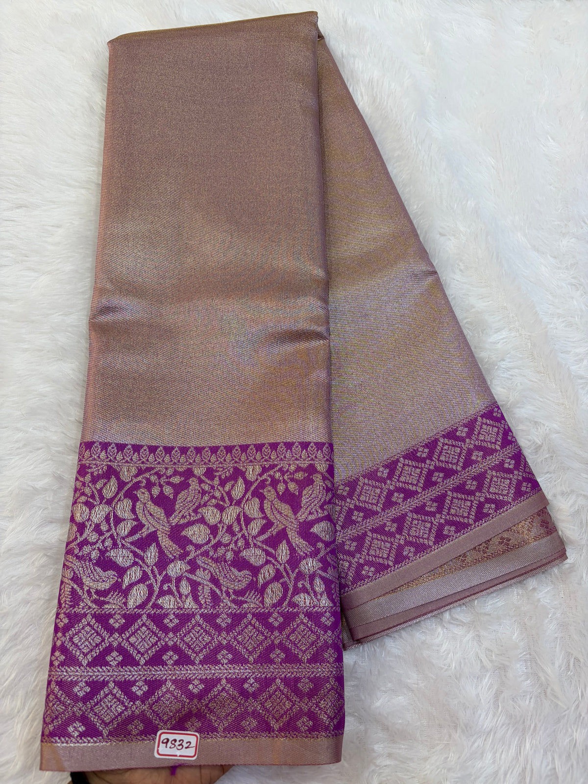 Semi Kanchi Tissue weaving Saree