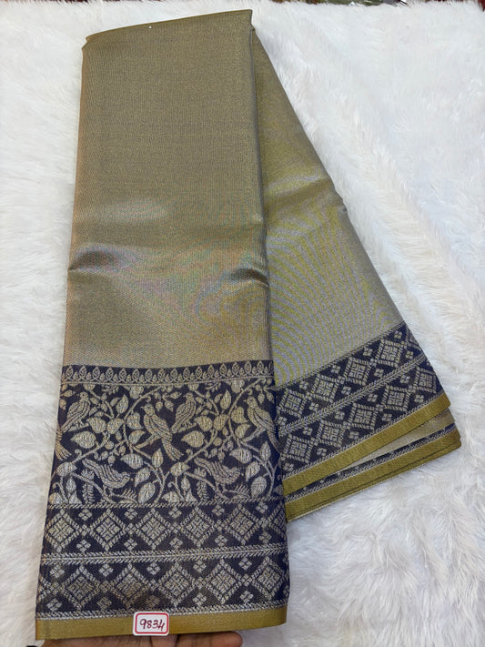 Semi Kanchi Tissue weaving Saree