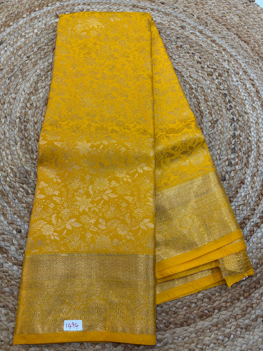 Semi Kanchi Small border Saree