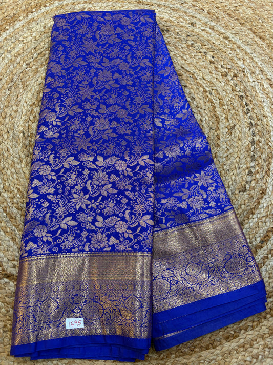 Semi Kanchi Small border Saree