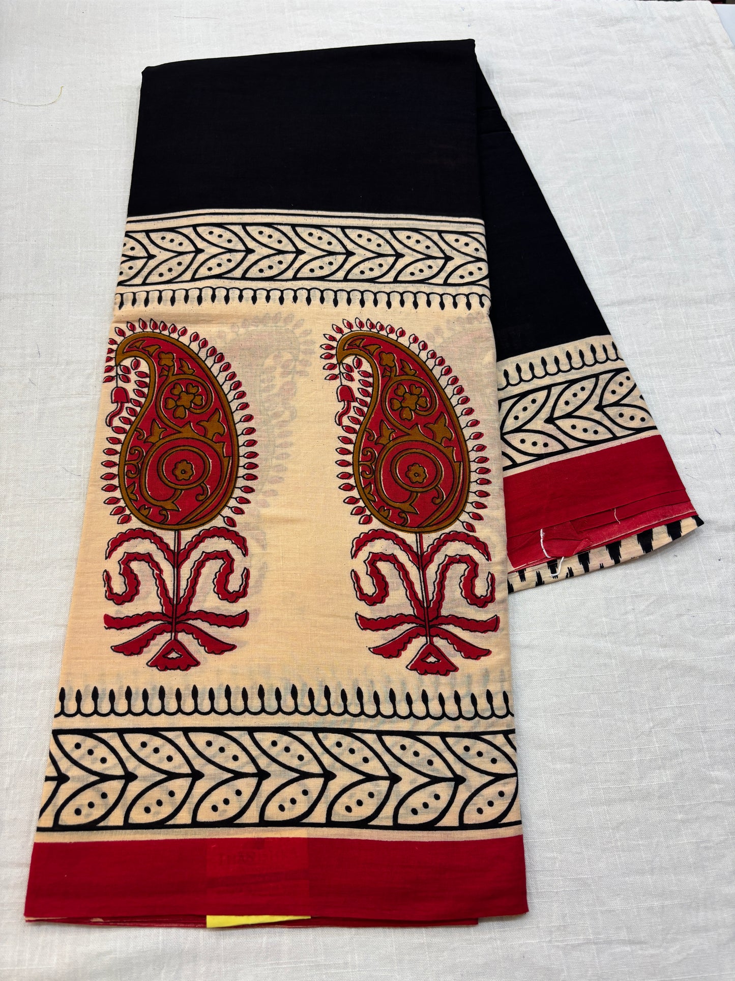 Mul cotton Block printed Saree