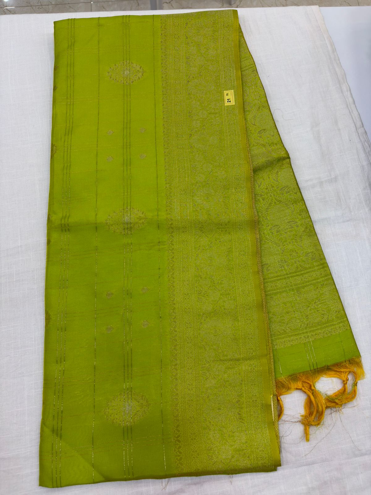 Soft Silk Checks Saree - A21