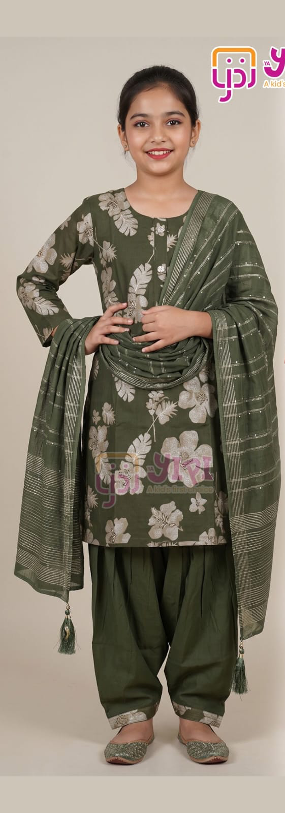 Girls Patiala 3 piece set