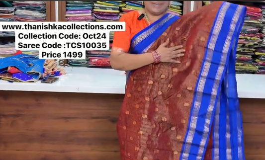 Semi Gadwal Sico Small Border Saree