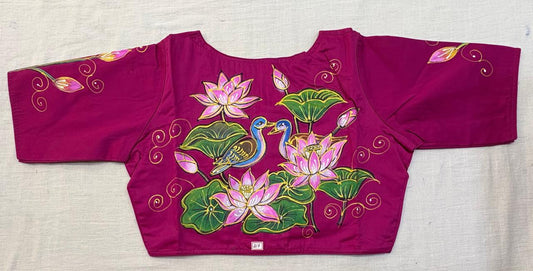 Hand Painted ReadyMade Blouse