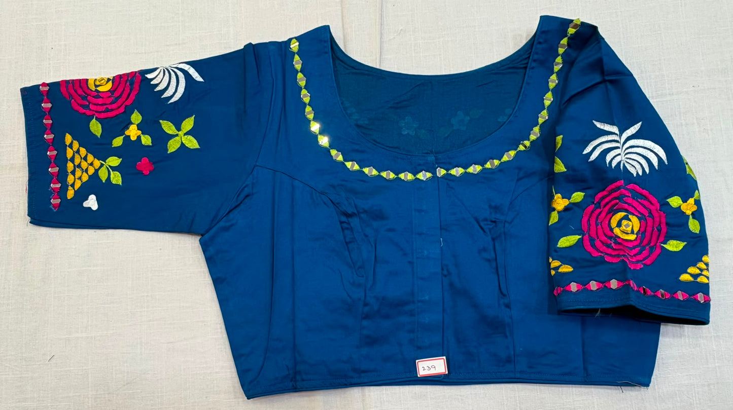 High Neck ReadyMade Blouse