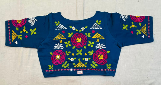High Neck ReadyMade Blouse
