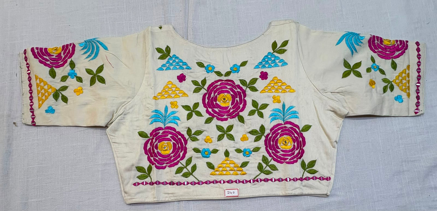 High Neck ReadyMade Blouse