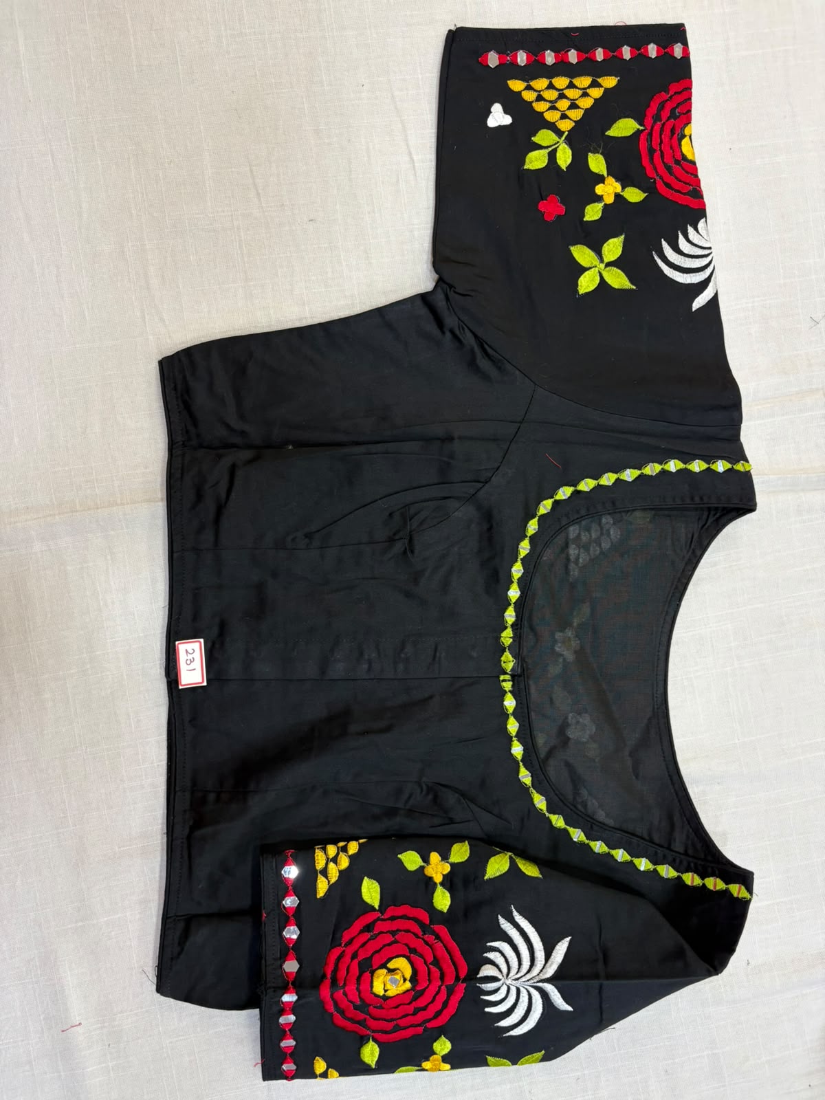 High Neck ReadyMade Blouse