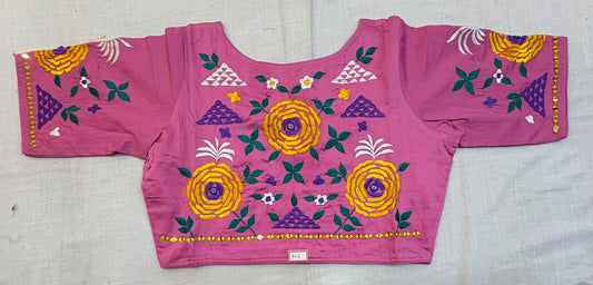High Neck ReadyMade Blouse