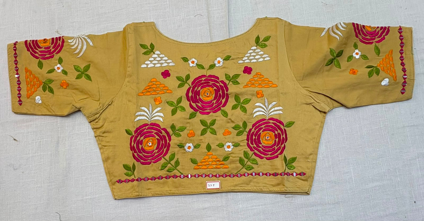 High Neck ReadyMade Blouse