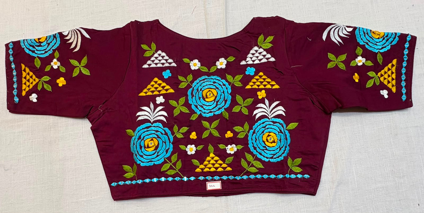 High Neck ReadyMade Blouse