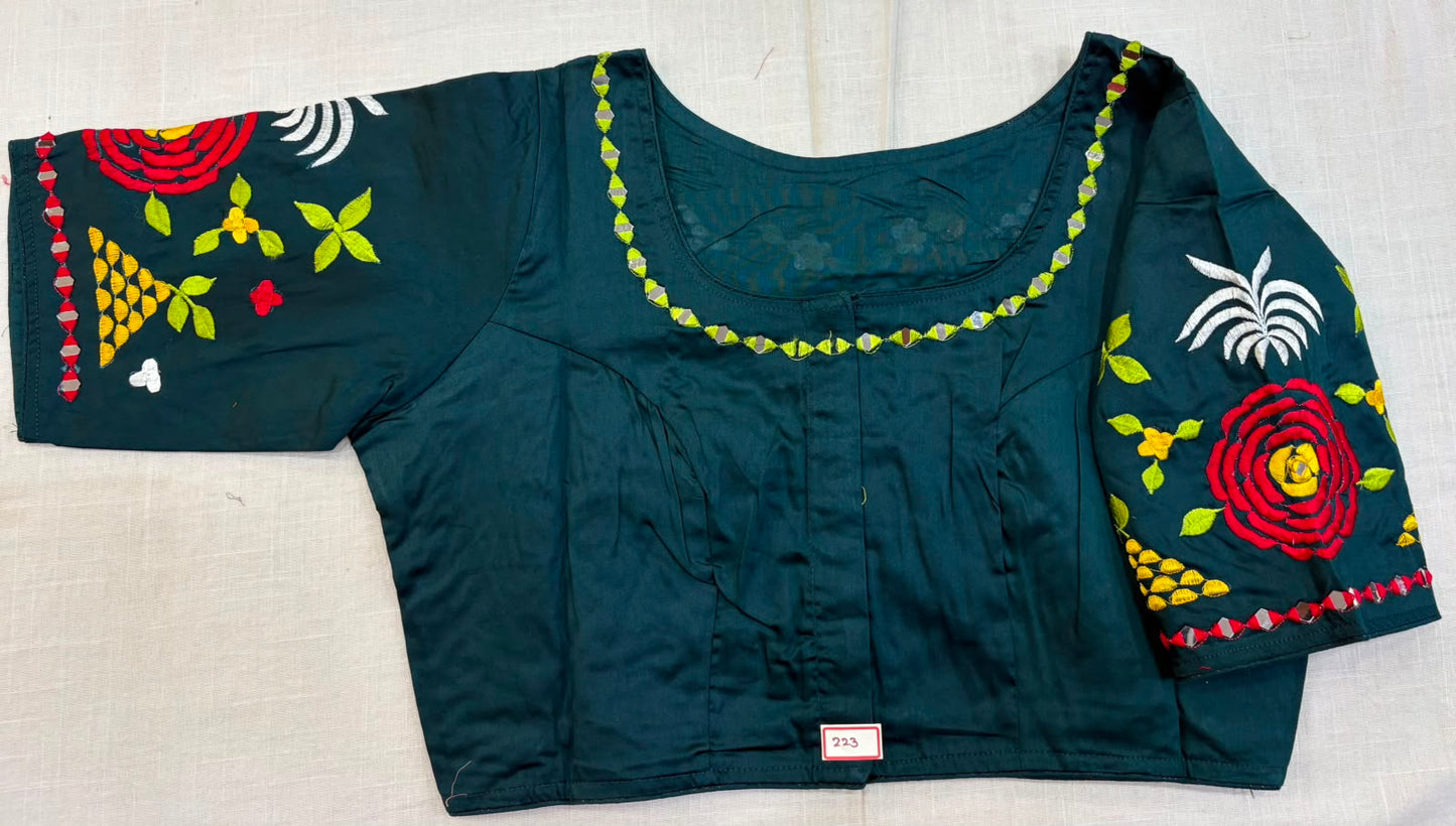 High Neck ReadyMade Blouse
