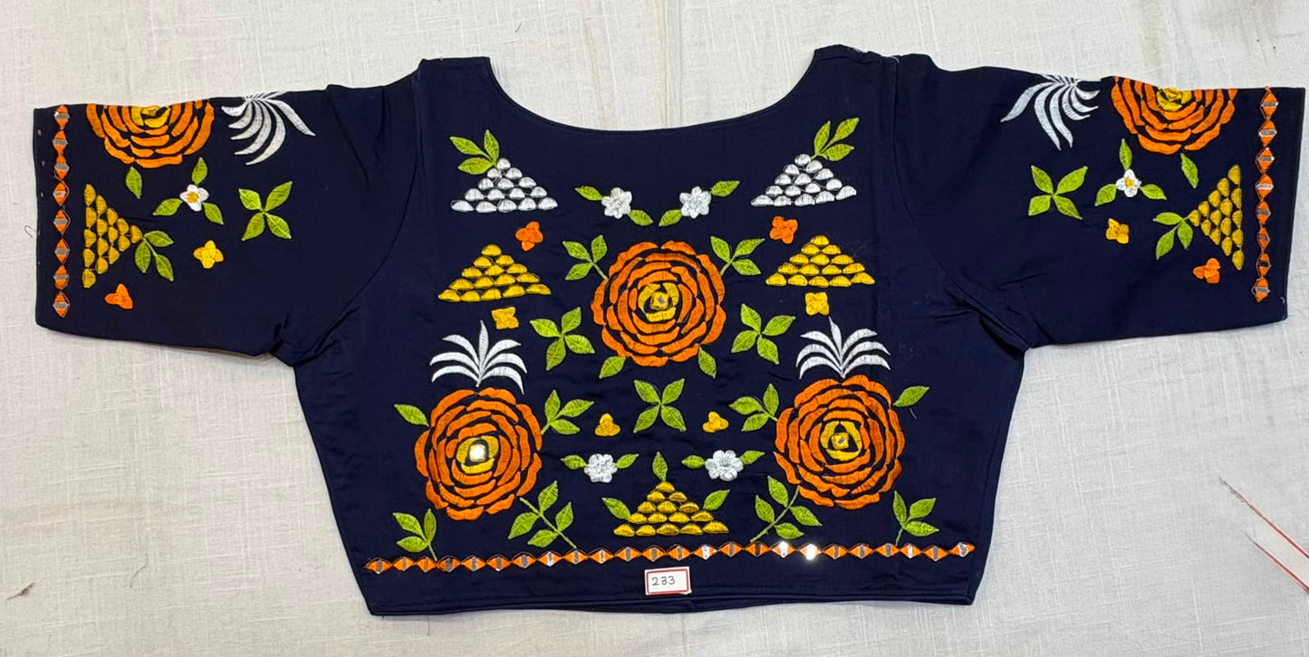 High Neck ReadyMade Blouse