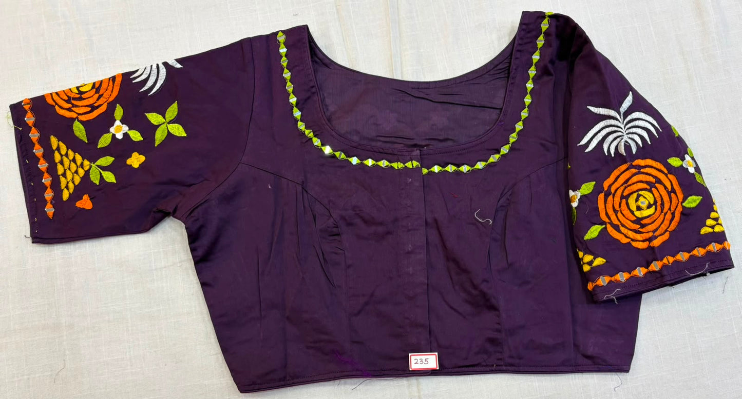 High Neck ReadyMade Blouse