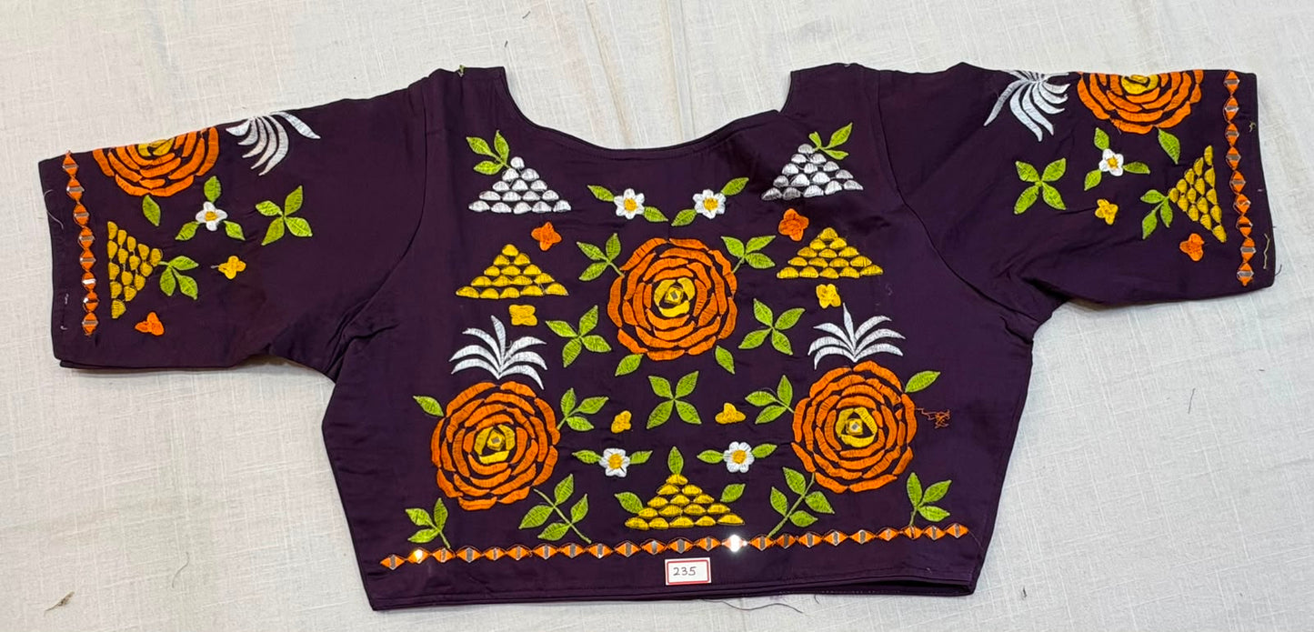 High Neck ReadyMade Blouse