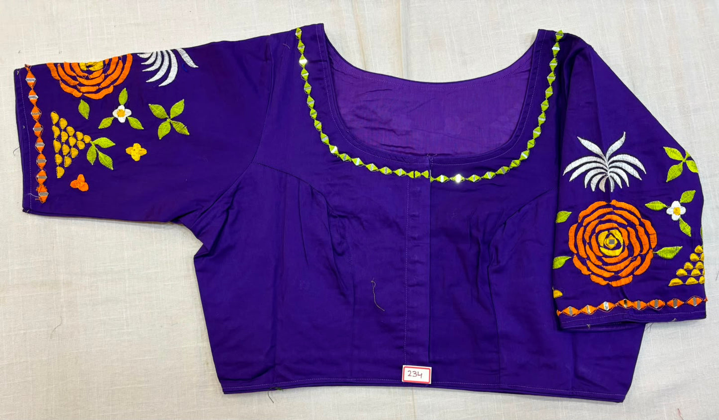 High Neck ReadyMade Blouse