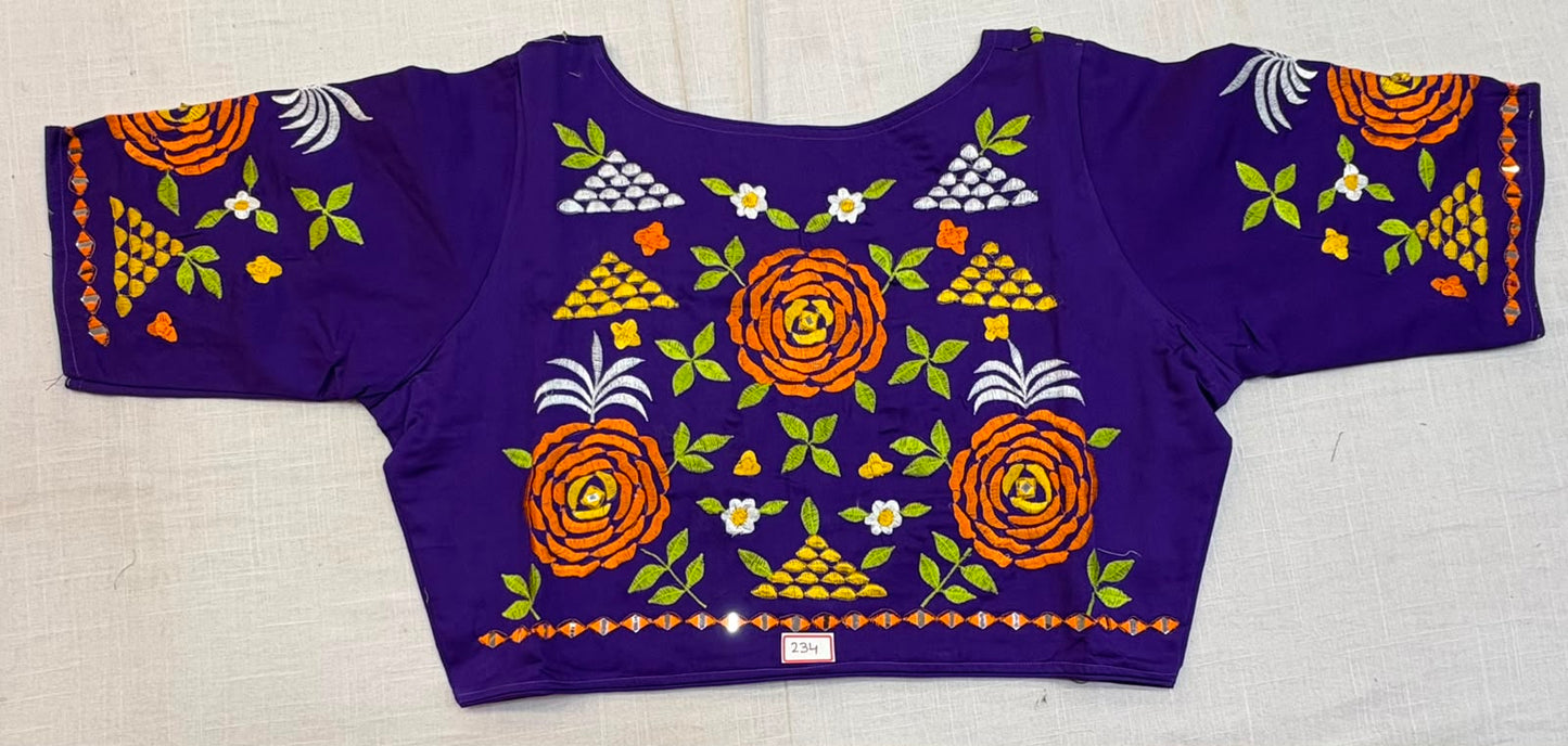 High Neck ReadyMade Blouse