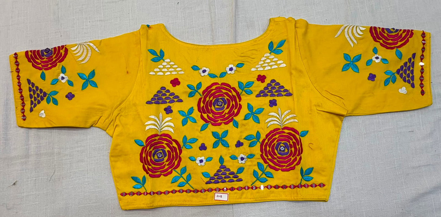 High Neck ReadyMade Blouse
