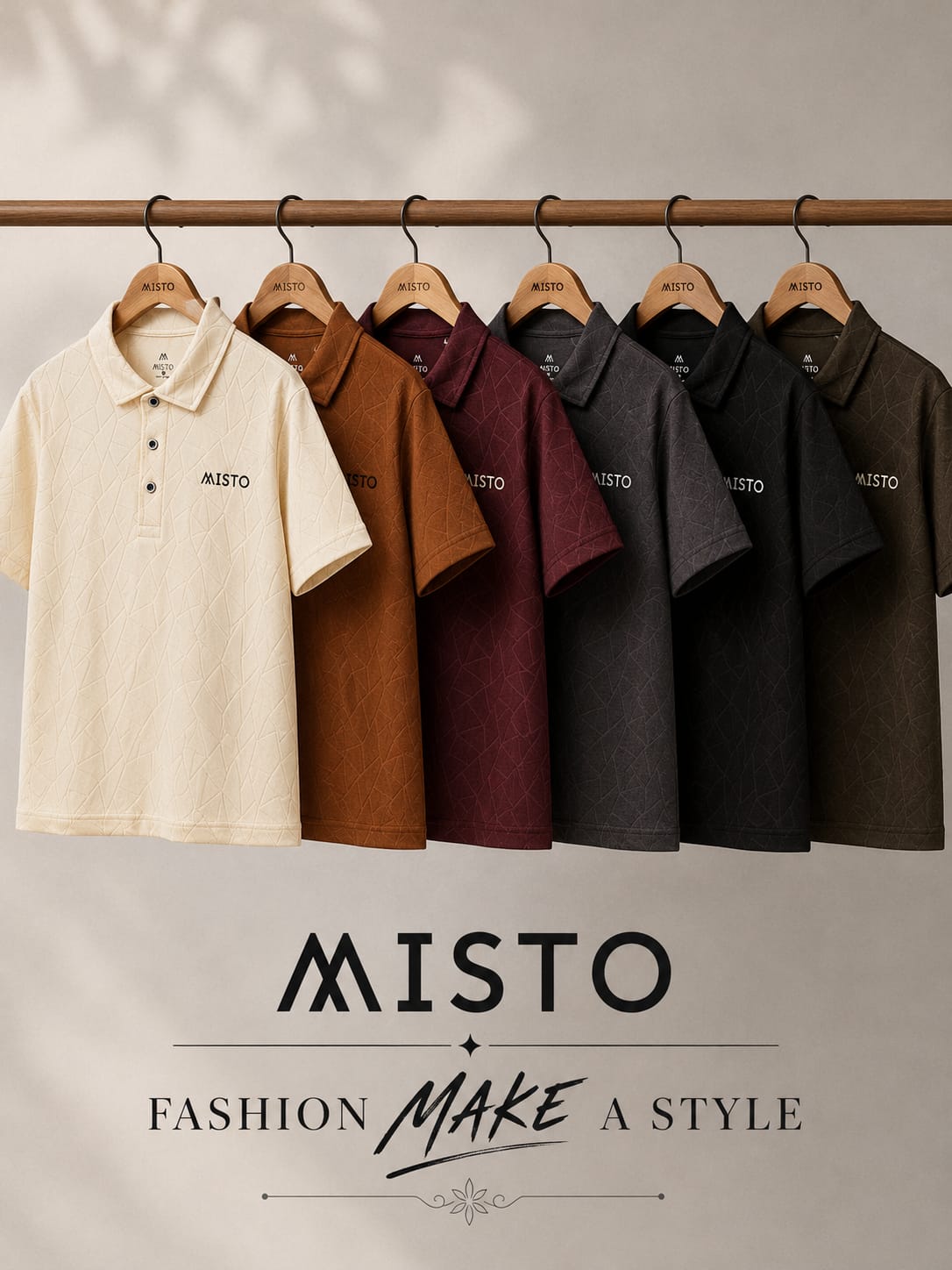 BOYS Collar  T-SHIRT
