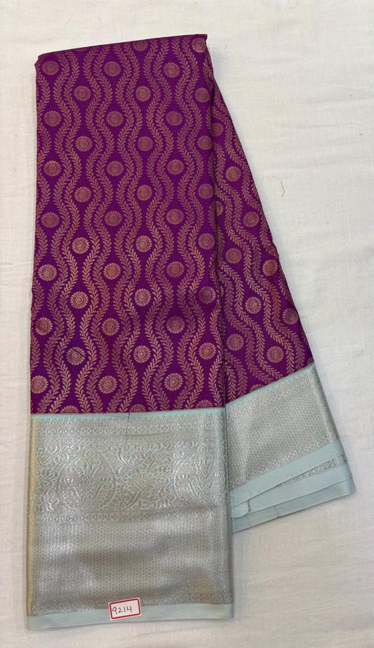 Semi Kanchi Pattu Saree - Pencil Work